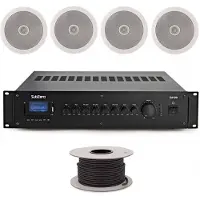 SubZero 80W 100V 8" loftshøjttalersystem