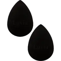 Luvia Cosmetics Make-Up Blending Sponge Set Black Makeupsvamp 2 stk.