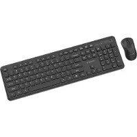Gembird KBS-WPS-01 Slim Pro Business wireless desktop set, black, US layout