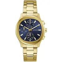 GUESS Analogt ur ' PALMER ' navy / guld