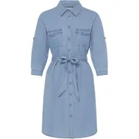 PULZ Kjole 'Jill' blue denim