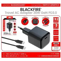 Blackfire.eu Ac Usb-c 30w Switch/2 Strømadapter