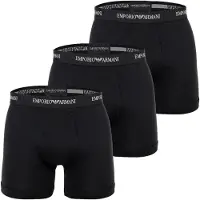 Emporio Armani Boksershorts sort / hvid