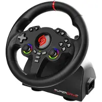 Subsonic Superdrive 220 RS - Rat og pedalsæt - kablet - for PC, Sony PlayStation 4, Microsoft Xbox One, Microsoft Xbox Series S, Microsoft Xbox Series X, Nintendo Switch, Nintendo Switch 2