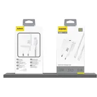 Dudao A26EU Adapter 20Watt GaN 1xUSB-C Hvid