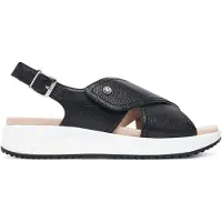 Caprice Sandal, black, made of Leather without heel, Size 39