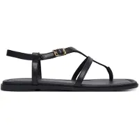 Tommy Hilfiger Klipklappere 'Strap Toe Post' sort