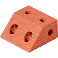 Modu Klods Vinkel - 20x20x10 cm - Burnt Orange - - OneSize - Tumledyr