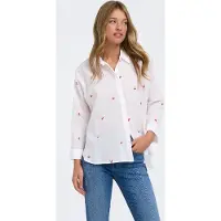 ONLY Bluse 'ONLNEW LINA GRACE' grøn / oliven / hvid