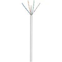 Goobay 68466, 100 m, Cat6, U/UTP (UTP), Grå