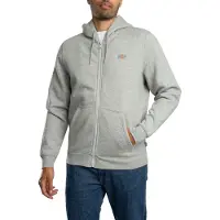 Dickies - Sweatshirts - Oakport Zip Hoodie Heather Grey til UnisexBomuld - Størrelse L - Grå