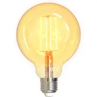 Deltaco LED glødepære, E27, Wi-Fi 2,4 GHz, 5,5 W, 470 lm