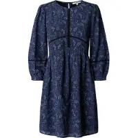 Pepe Jeans Pepe Jeanstil kvinder. PL9537789 Kjole Barbara navy (S), Casual, Viscose, Korte ærmer, Blå