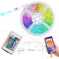 Briloner LED Strip 17.5W Smart Tuya 5m WIFI IP23 Dæmpbar Stue Køkken Spisestue