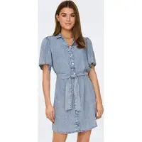 ONLY Blusekjole blue denim