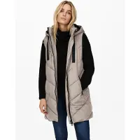JDY Vest 'JDYSkylar' lysegrå / sort