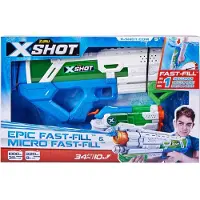 XShot žaislinių vandens šautuvų rinkinys Epic Fast-Fill ir Micro Fast-Fill, 56222