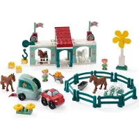 Ecoiffier Abrick Ridecenter Byggespil