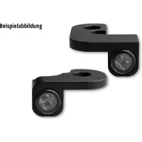 HeinzBikes Nano Led Armatur-Blinklys SOFTAIL 18-20, SORT