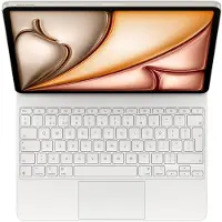 Apple Magic Keyboard - Tastatur og folio-kasse - med trackpad - Smart connector - QWERTY - UK - hvid - for 13-inch iPad Air (M2, M3)