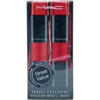 MAC Set Duo: Versicolour Varnish Shining Lip Gloss Bright 2 stk 8,5 ml