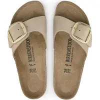 Birkenstock Madrid Big Buckle Nubuck Leather Sandaler