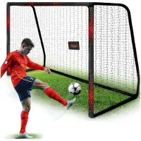 Neo-Sport Futbolo vartai 300 x 200 x 120 cm NS-473 juodi ir raudoni