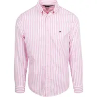 Tommy Hilfiger Toy Hilfiger Poplin Skjorte Stribe Rosa Lyserød åle