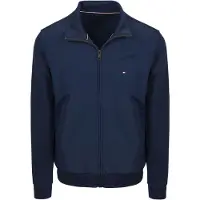 Tommy Hilfiger Sweatjakke 'ESSENTIAL' navy