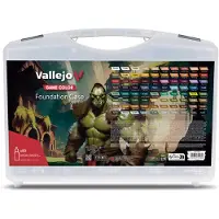 Vallejo Foundation Case 80 x 18ml opaque colors