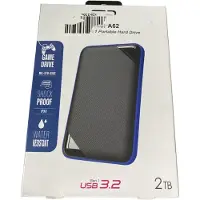 Silicon Power A62 Game Drive - Harddisk - 2 TB - ekstern (bærbar) - USB 3.2 Gen 1 - sort, blå