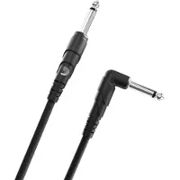 Daddario Classic Series 1/4" Instrument Cable Right Angle 20ft