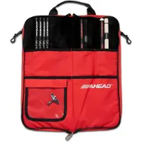 Ahead Drumstick Bag & Lars Ulrich Signature Sticks Black/Red
