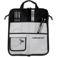 Ahead Drumstick Bag & Lars Ulrich Scary Guy Signature Sticks Grey/Black