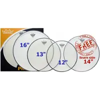 Remo Ambassador Clear Tom Pack - 12 13 16" Heads + 14 Hazy Snare Side