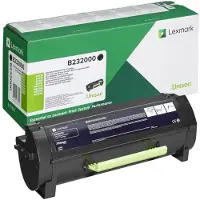 Lexmark B232000 Tonerkassette sort 3.000 sider B232000 Modsvarer: N/A