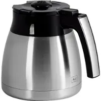 Melitta 4006508215737, Kande, Sort, Sølv, 1 stk