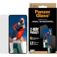 PanzerGlass 2-Way Privacy Screen Protector Samsung Galaxy S26 Ultra | Ultra-Wide Fit w. EasyAligner