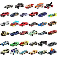 Hot Wheels 36-bilpakke - 1:64-skala-udvalg af klassiske og nye modeller med autentiske dekaler, perfekt gave til børn og samlere