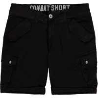 Alpha industries Cargobukser 'Combat' sort / hvid