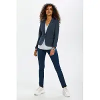 Kaffe Blazer 'Kinnie' navy / cognac / hvid