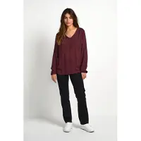 Kaffe Bluse 'Amber' burgunder