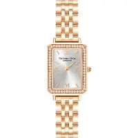 Victoria Hyde London Analogt ur 'Westminister' rosa guld