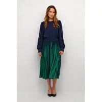 Culture Kjole 'Carly' navy / jade