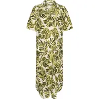 Kaffe Blusekjole 'KAMalena' oliven / pastelgrøn / mørkegrøn