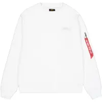 Alpha industries Sweatshirt rød / sort / hvid
