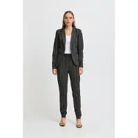 Ichi Blazer 'IH RUTI' mørkegrå / hvid