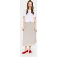 Saint tropez Nederdel 'Louise' mørkebeige