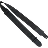 BOSS BSM-20-BB Monogram Guitar Strap Sort Logo på Sort