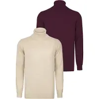 Felix Hardy Pullover beige / vinrød